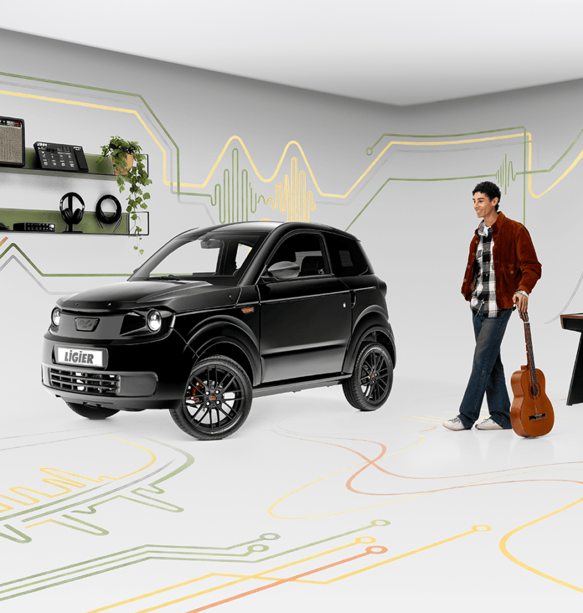 Ligier Myli LAB personnalisation voiture sans permis